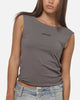 Ed Hardy Women's Cowl Back Top Grey