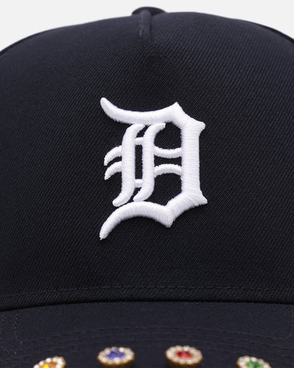 New Era Detroit Tigers 'Visor Embellishment' 9FORTY A-Frame Snapback Official Team Colors