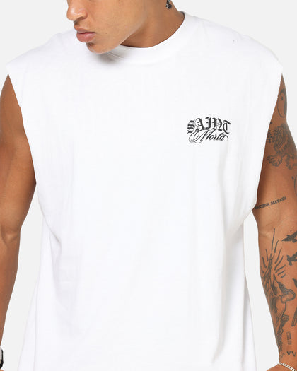 Saint Morta Serenity Oversized Muscle T-Shirt White