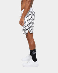 Carre Laluxe Sweat Shorts White/Black
