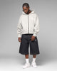 Loiter Ultra Hybrid Premium Zip Hoodie Grey