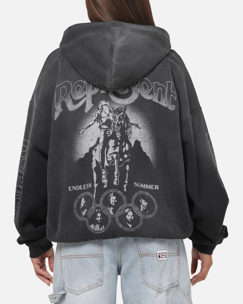 Represent Beach Boys Endless Summer Hoodie Stained Black