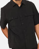 Saint Morta Cargo Button Up Shirt Black
