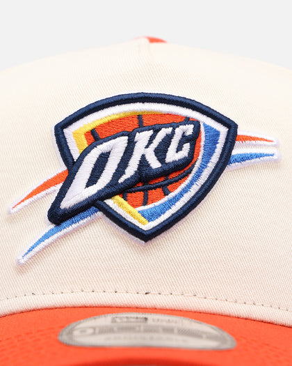 New Era Oklahoma City Thunder 'Easy Chrome OTC' 9FORTY A-Frame Snapback Chrome/Official Team Colors