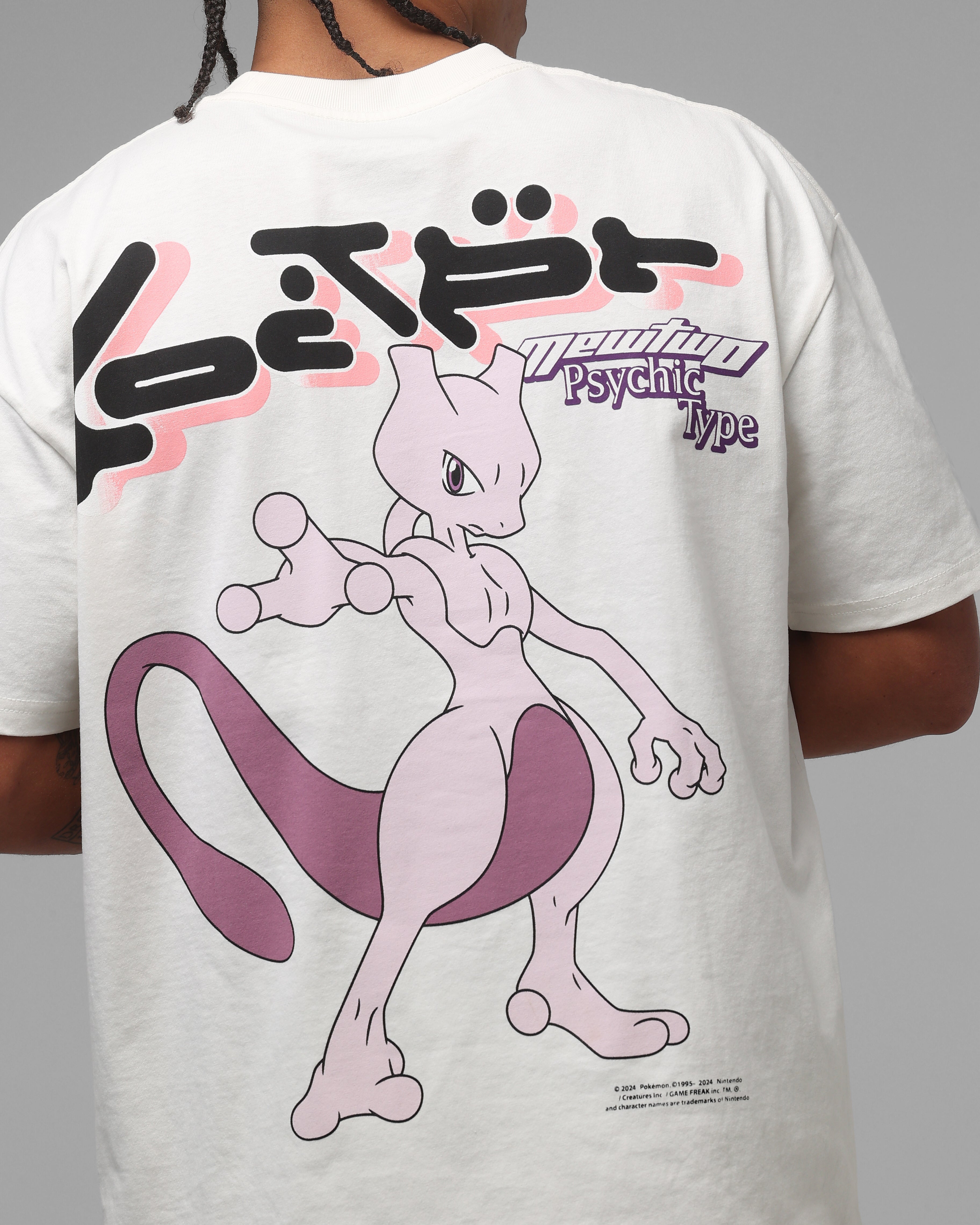 Pokémon By Loiter Mewtwo Heavyweight T-Shirt Off White | Culture