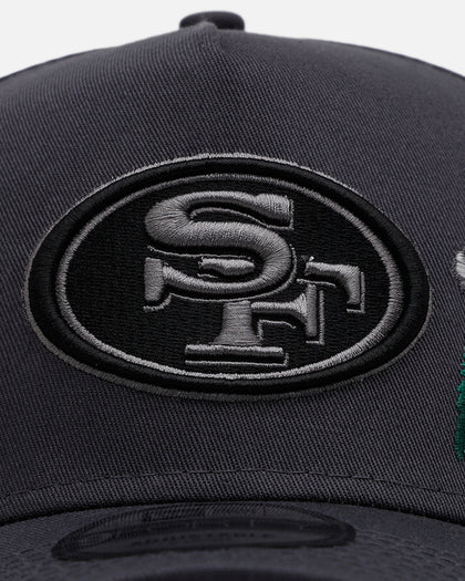 New Era San Francisco 49ers 'Gray Tonal Rose Embroidery' 9FORTY A-Frame Snapback Gray