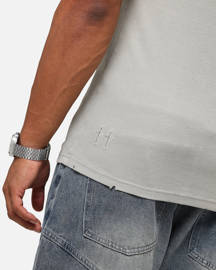 Saint Morta Arvina Distressed Singlet Grey Ash