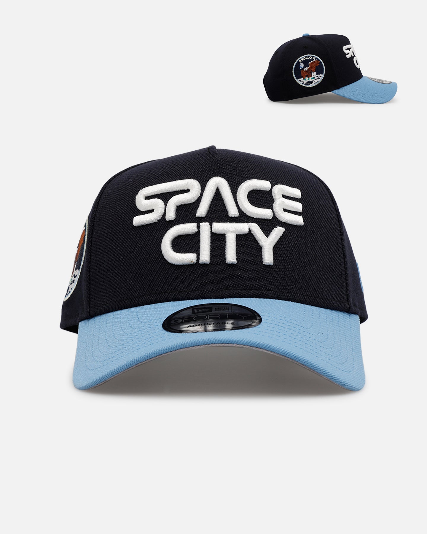 New Era Houston Astros 'Ocean' 9FORTY A-Frame Snapback Navy/Sky
