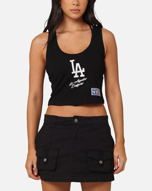 Pro Standard Women's Los Angeles Dodgers Fitted Racerback Top Black