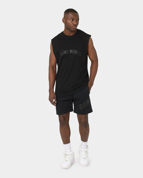 Saint Morta Kingdom Sweat Shorts Vintage Black