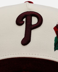 New Era Philadelphia Phillies 'Velvet Roses' 9FORTY A-Frame Snapback Chrome