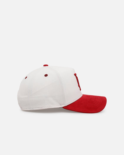 New Era Los Angeles Dodgers 'Cardinal Suede' 9FORTY A-Frame Snapback Cardinal