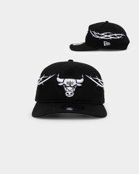 New Era Chicago Bulls 'Twisted Thorns' Golfer Pre-Curved Snapback Black