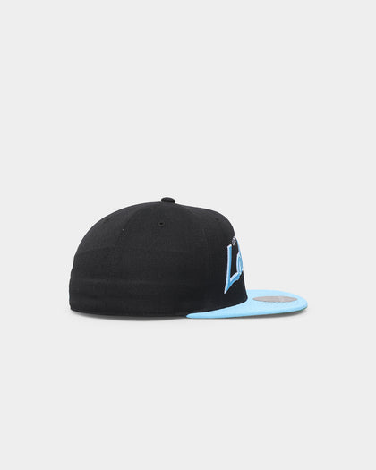Mitchell & Ness Los Angeles Lakers 'Team Script 2.0 Hardwood Classics' Fitted Black