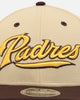 New Era X Felt San Diego Padres 9FIFTY Snapback Vegas Gold