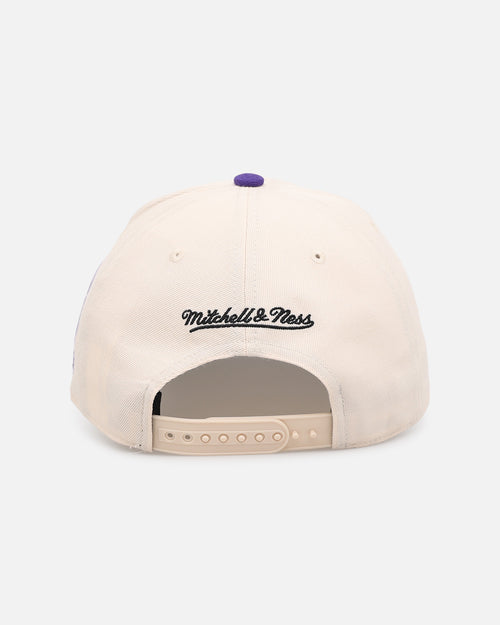 Mitchell & Ness New York Mets 'Chainstitch Wordmark' Pro Pinch Snapback Purple