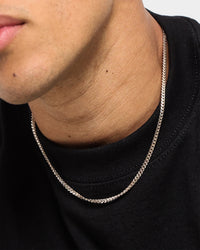 House Of Auric 3mm Cuban Chain Sterling Silver