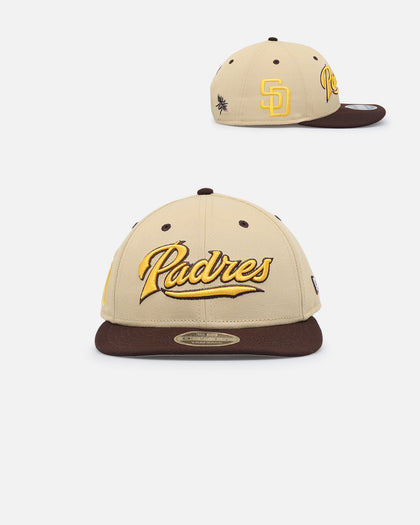 New Era X Felt San Diego Padres 9FIFTY Snapback Vegas Gold