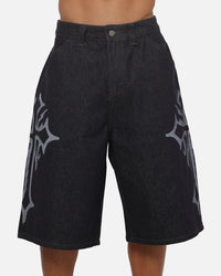 Ed Hardy Trinity Jorts Indigo