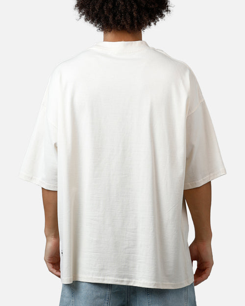 Saint Morta Barbaric Mock Neck T-Shirt Off White