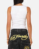 Ed Hardy Women's Tiger Ribbed Tank White