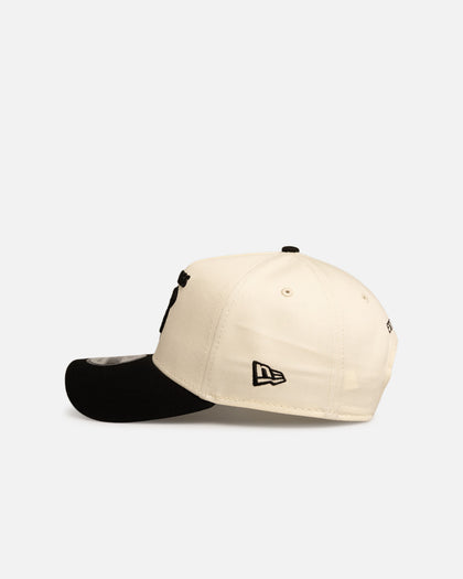 New Era Canterbury-Bankstown Bulldogs 'Chrome Black' 9FORTY A-Frame Snapback White/Black