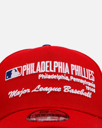 New Era Philadelphia Phillies 'Workleague' 9FORTY A-Frame Snapback Red