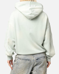 Loiter Atmosphere Full Zip Hoodie Washed Green