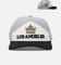Pro Standard Los Angeles Kings Chevron Pinch Front Trucker Snapback Gray
