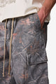 MNML Rave Double Cargo Pants Maple Camo