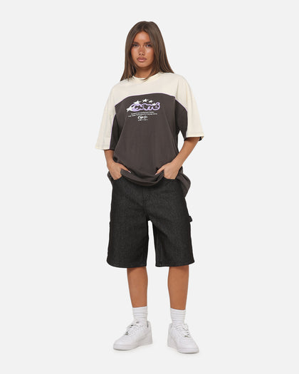 Carre Carpenter Jorts Raw Black