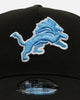 New Era Detroit Lions 'Black And Team Color' 9FORTY A-Frame Snapback Black/Official Team Color