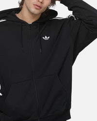 Adidas Baggy Full Zip Hoodie Black