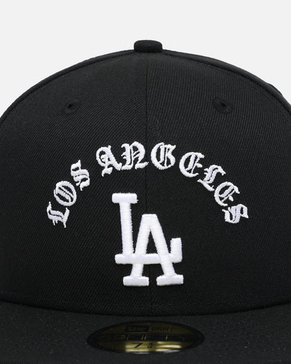 New Era Los Angeles Dodgers 'Gothic Arch' 59FIFTY Fitted Black/White