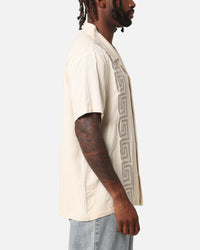 XXIII Hellas Linen Button Up Shirt Off White