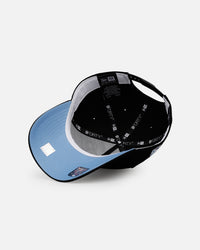 New Era Los Angeles Lakers 'Black And Sky Blue' 9FORTY A-Frame Snapback Black/Sky Blue