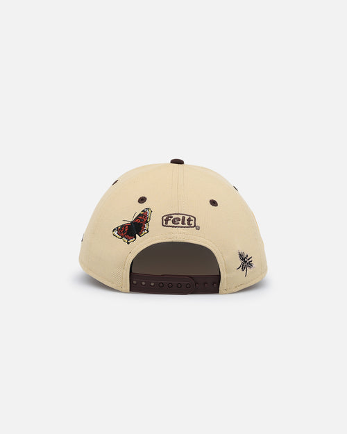 New Era X Felt San Diego Padres 9FIFTY Snapback Vegas Gold