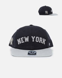 47 Brand New York Yankees 'The City Block Collection' Club Legacy '47 Captain Snapback Navy
