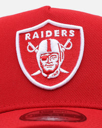 New Era Las Vegas Raiders 'Polychromatic' 9FORTY A-Frame Snapback Scarlet