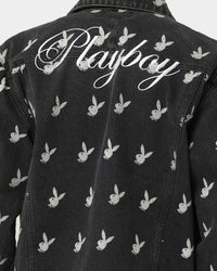 Playboy By CK Players Denim Jacket Black