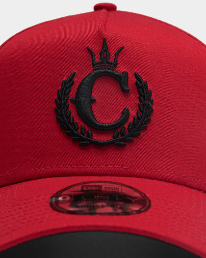 New Era X Culture Kings 9FORTY A-Frame Snapback Scarlet/Black