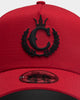 New Era X Culture Kings 9FORTY A-Frame Snapback Scarlet/Black