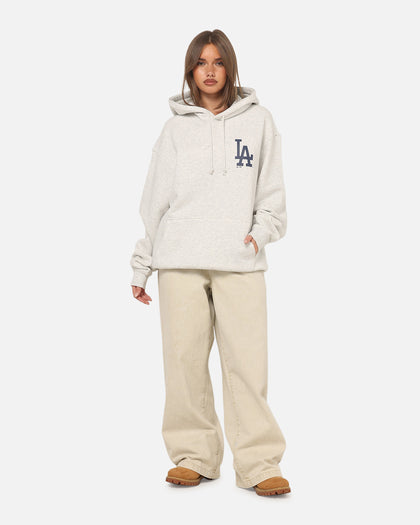 Majestic Athletic Los Angeles Dodgers Everteam Logo Hoodie Silver Marle