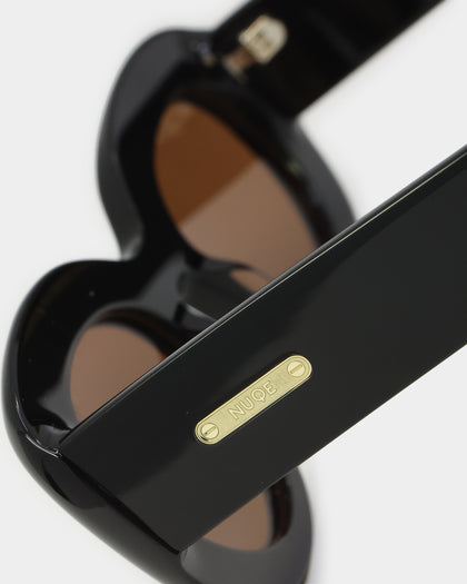 NUQE Daytona Sunglasses Black/Orange
