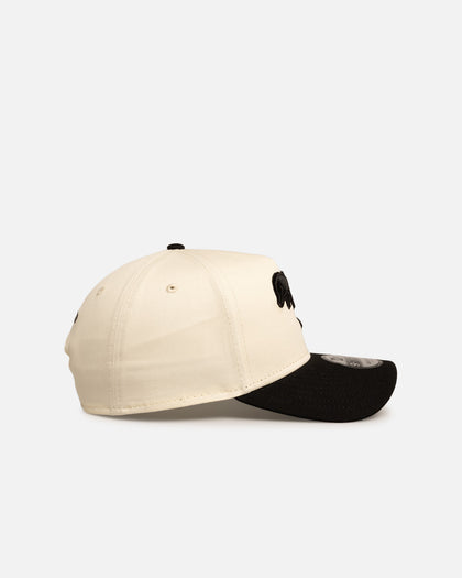New Era Dolphins 'Chrome Black' 9FORTY A-Frame Snapback White/Black