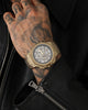 MEISTER AM1020SS Ambassador 45MM Watch Khaki/Gold