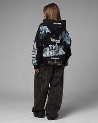 Loiter X WWE Stone Cold Beef Vintage Zip Hoodie Black