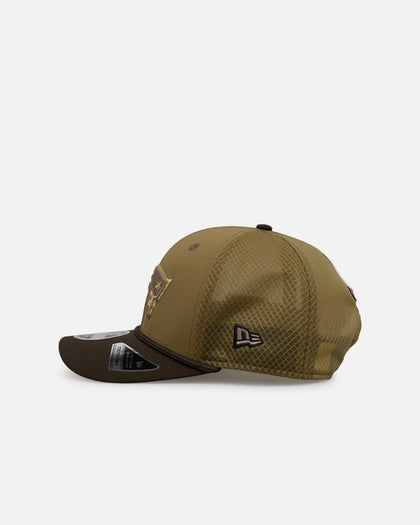 New Era New England Patriots 'Salute' 9SEVENTY Snapback Olive