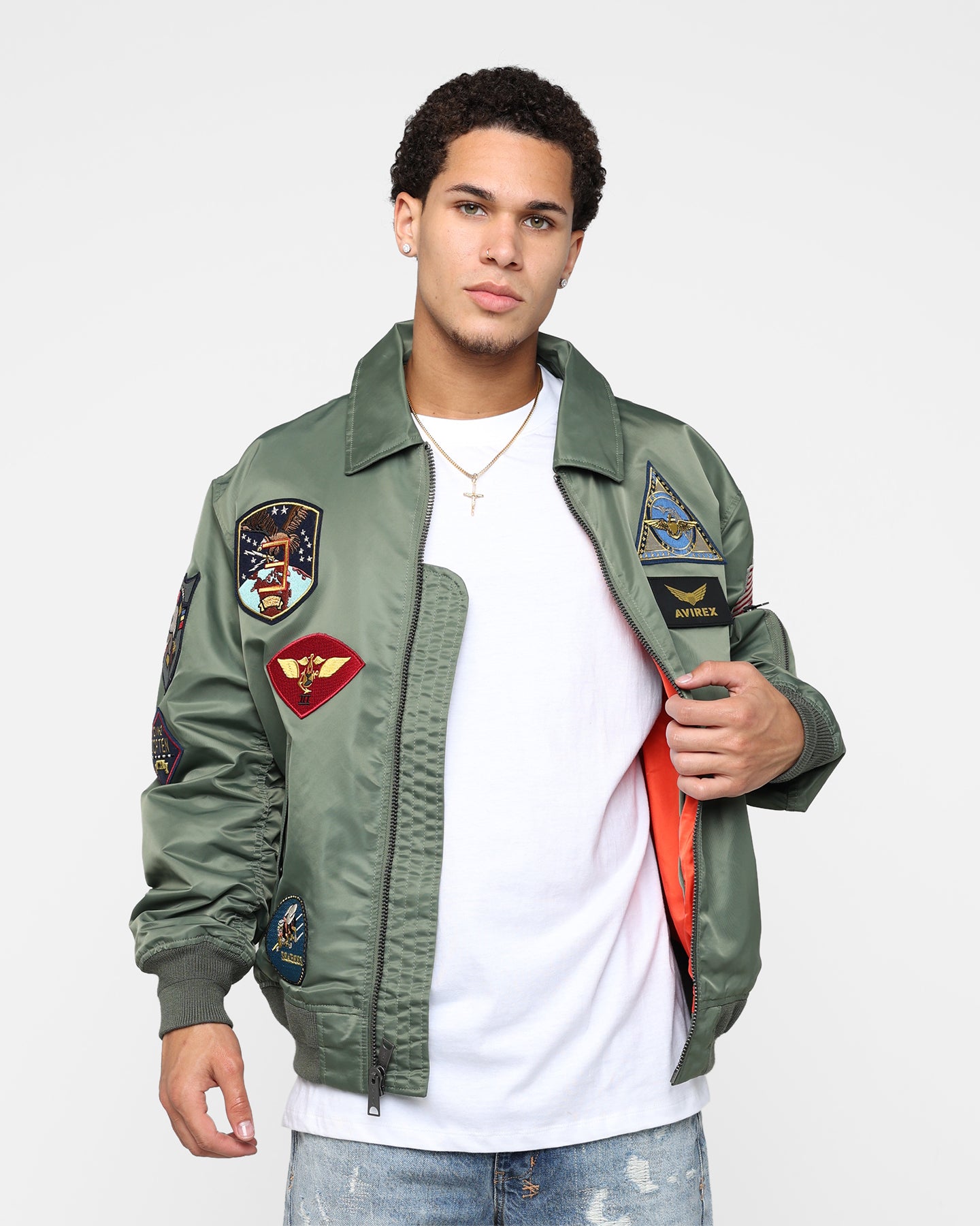 Avirex CWU-45P Flight Jacket Flight Green | Culture Kings US