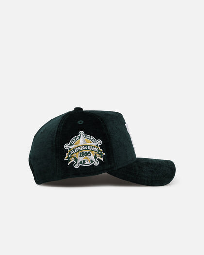 New Era Texas Rangers 'Plush Chenille' 9FORTY A-Frame Snapback Dark Green